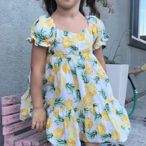 Janie and jack pineapple dress 💛 - Picture 5 of 5